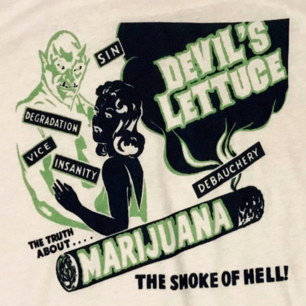 Devil's Lettuce White Unisex T-Shirt